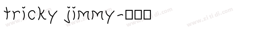 tricky jimmy字体转换